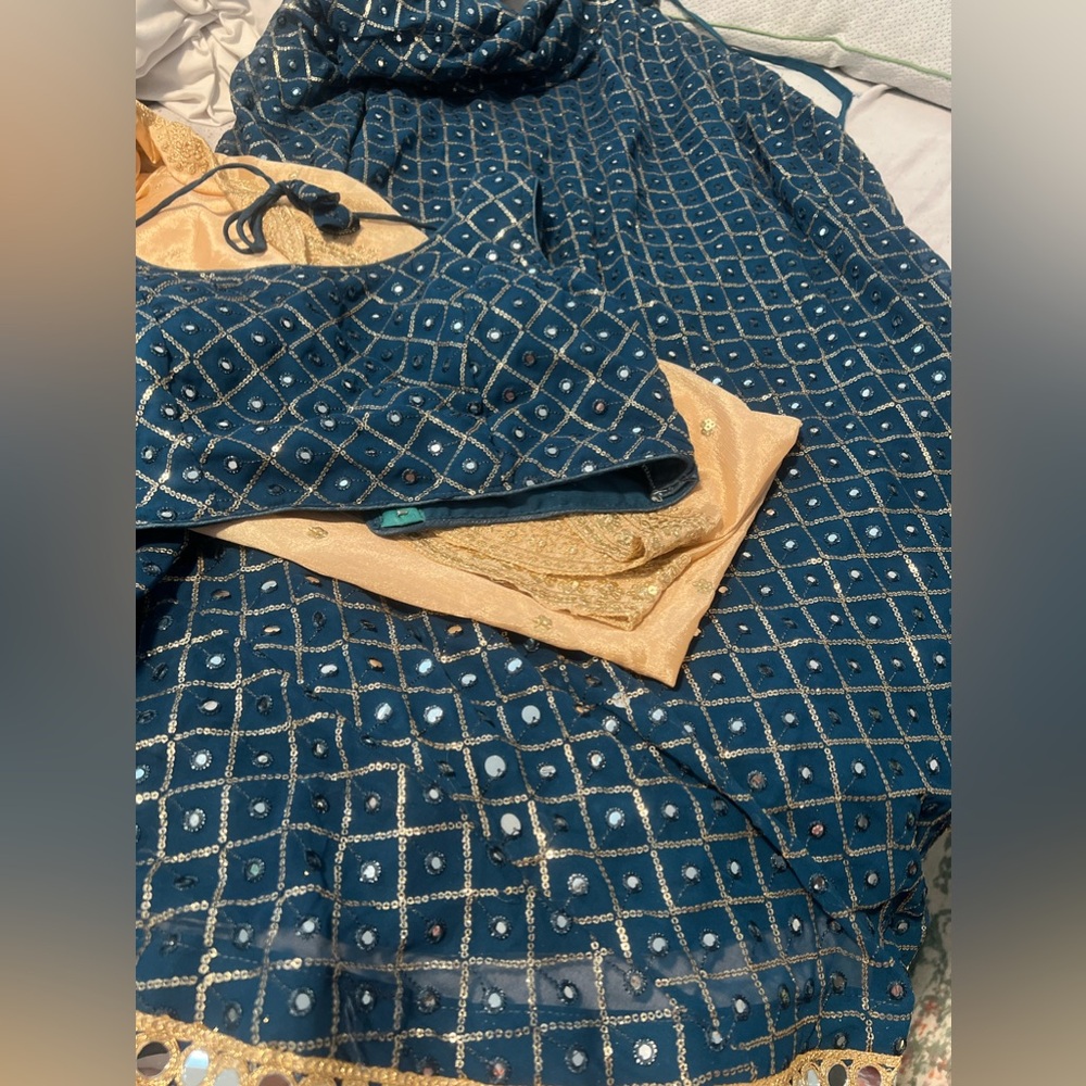 Sparkling Indian Pakistani Lengha prom